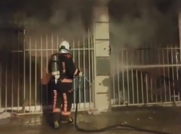 Malatya’da tekstil atölyesinde korkutan yangın