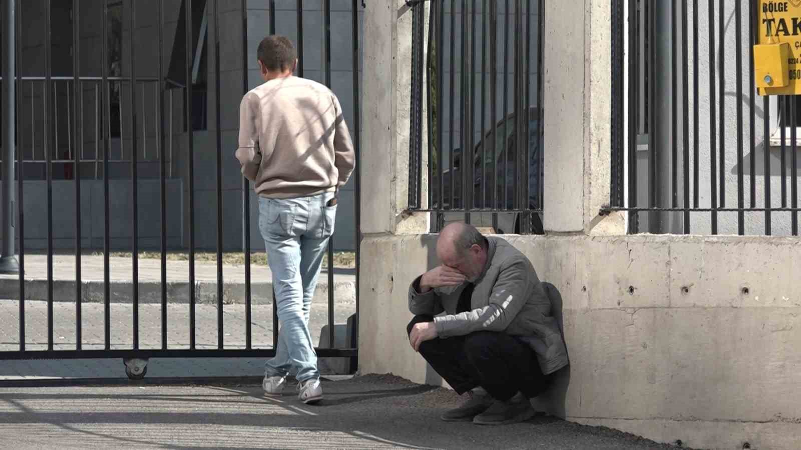 Yangını g&ouml;zyaşları i&ccedil;inde anlattı
