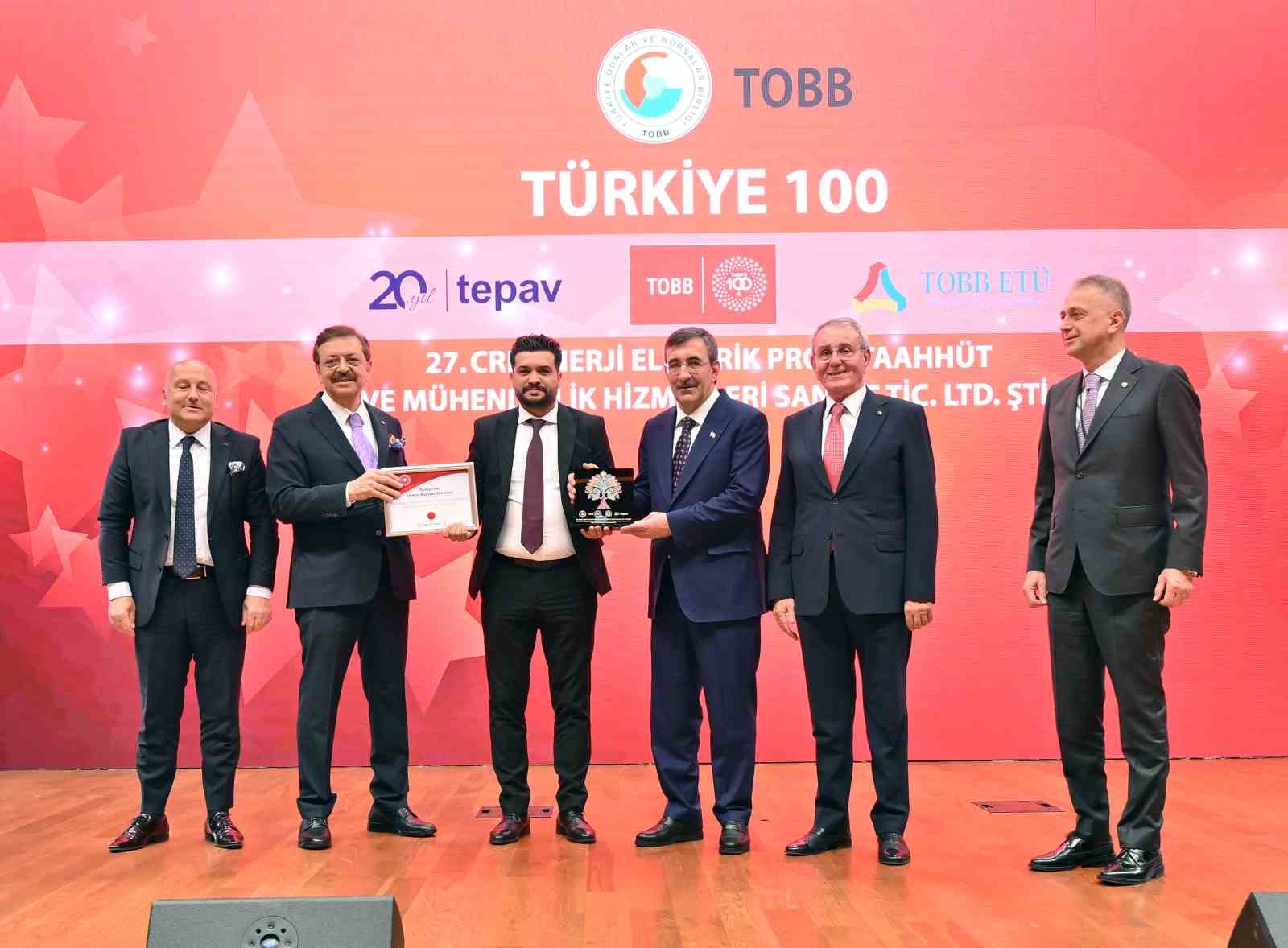 Murzioğlu, T&uuml;rkiye 27&rsquo;ncisi olan Samsunlu firmayı kutladı
