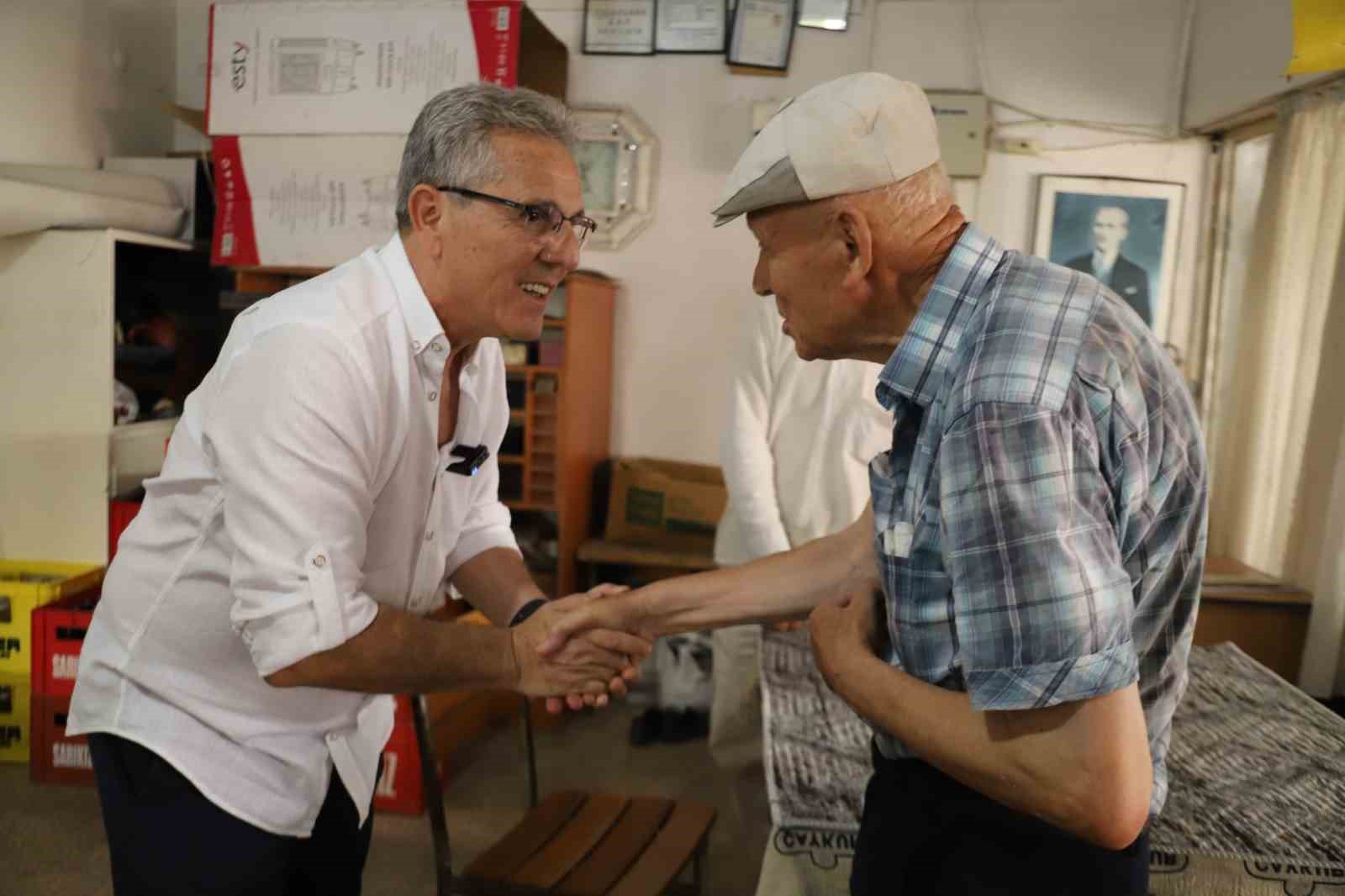 Başkan Tetik, vatandaşlarla bir araya geldi