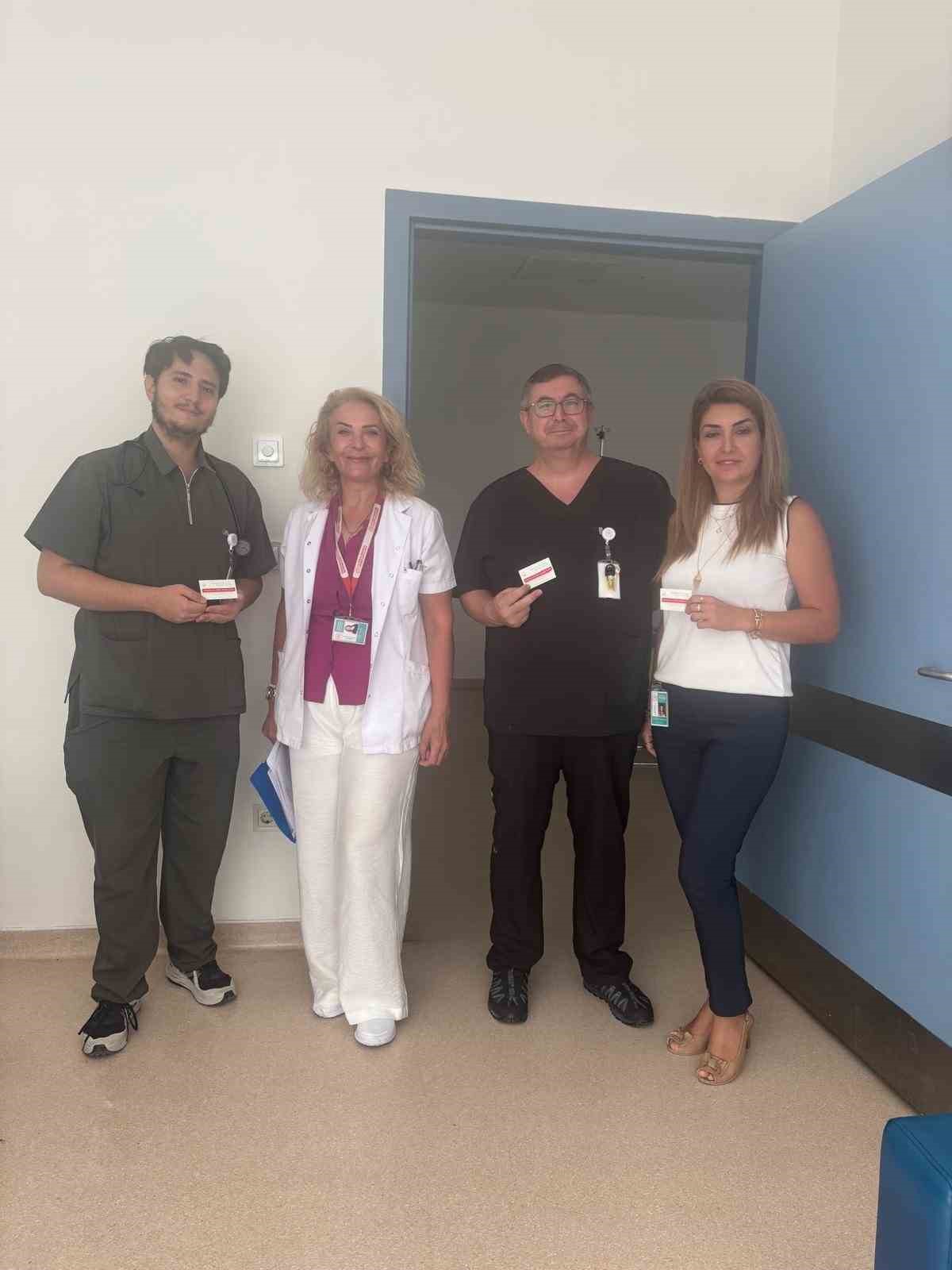 Sağlık çalışanlarından anlamlı bağış
