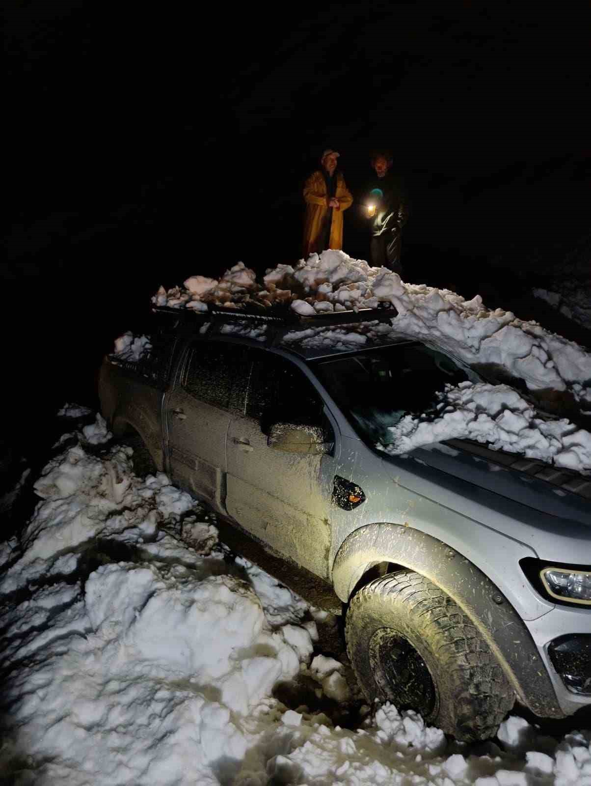 Trovit Yaylası’nda yeniden çığ yaşandı