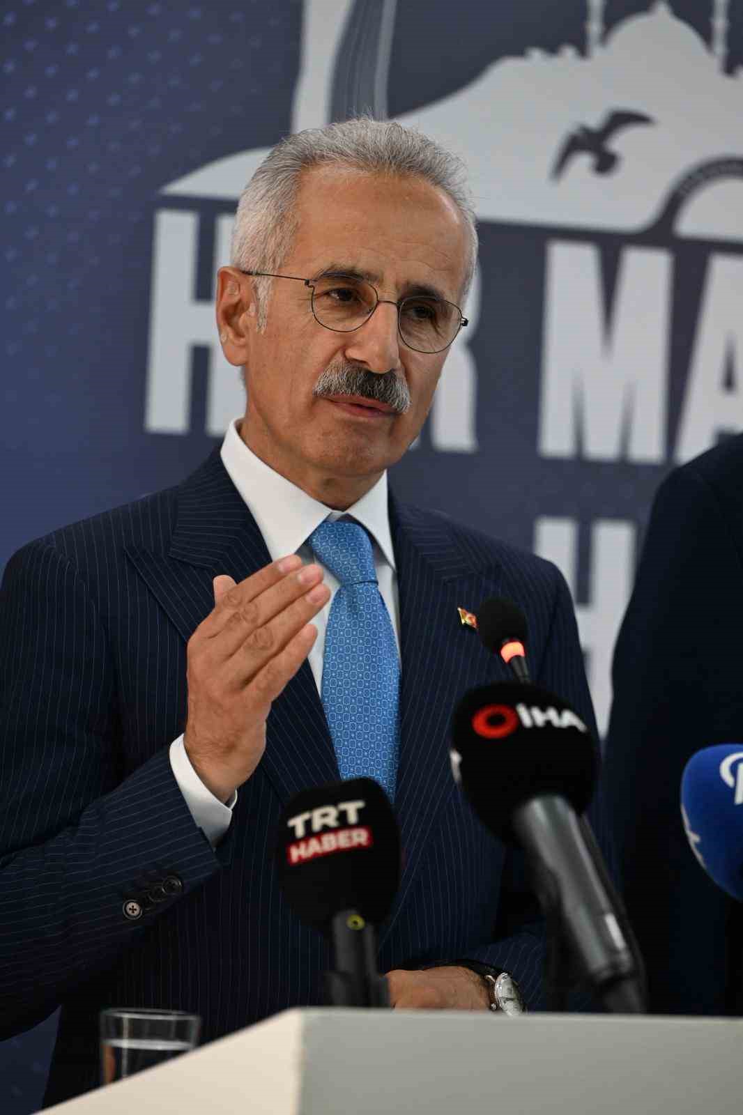 Bakan Uraloğlu: "İstanbul’un ulaşım ve haberleşme altyapısına 1,6 trilyon liralık dev yatırımlar gerçekleştirdik"