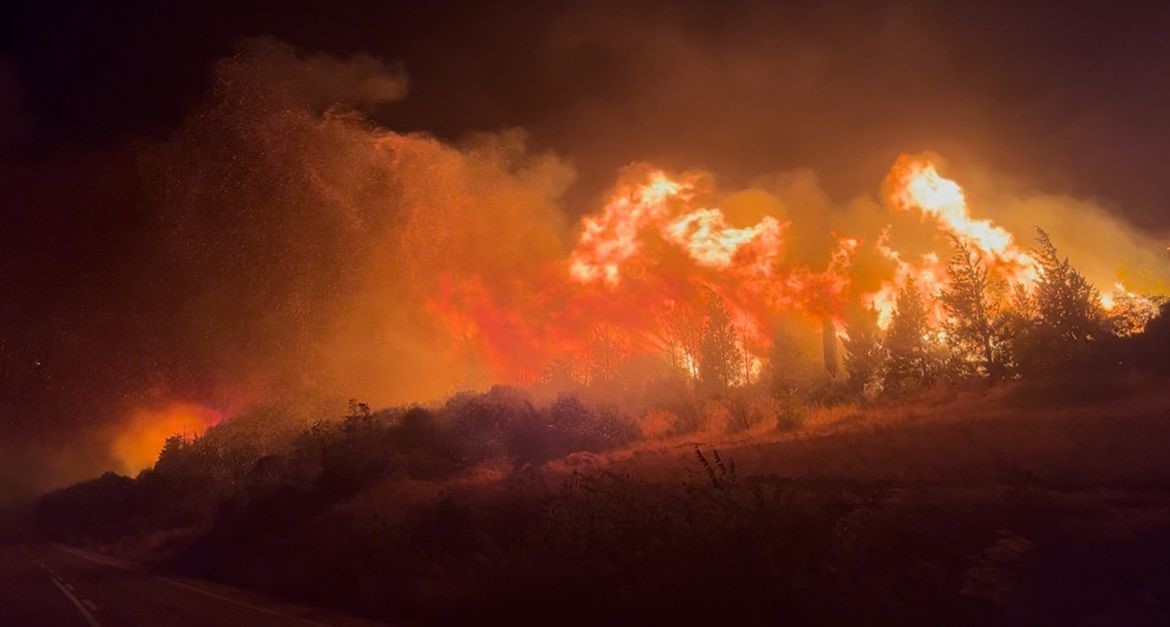 Bursa’daki orman yangını Akçasusurluk köyüne yaklaştı, yerleşim alanları boşaltıldı