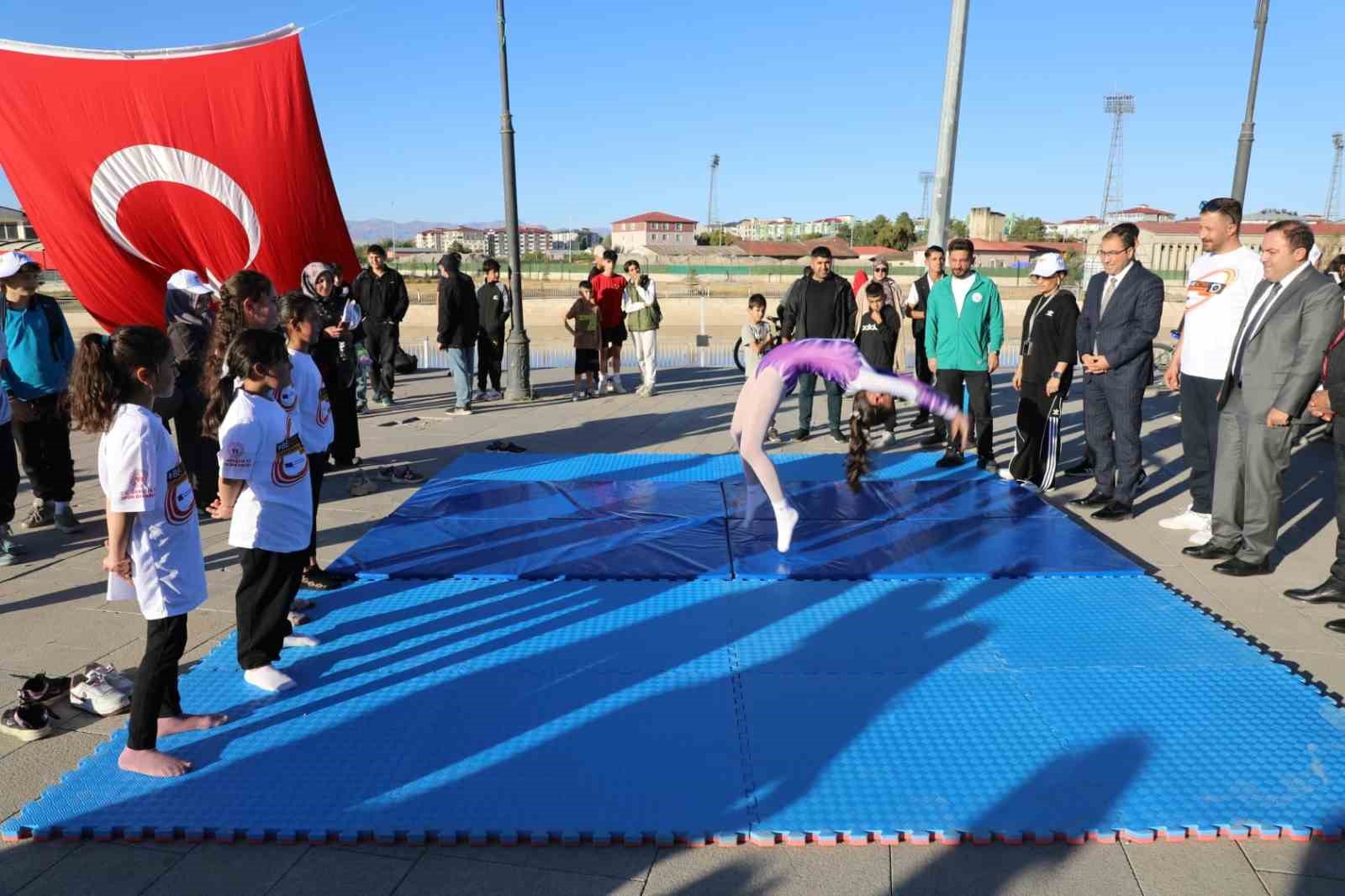 Ağrı&rsquo;da Avrupa Spor Haftası etkinlikleri d&uuml;zenlendi
