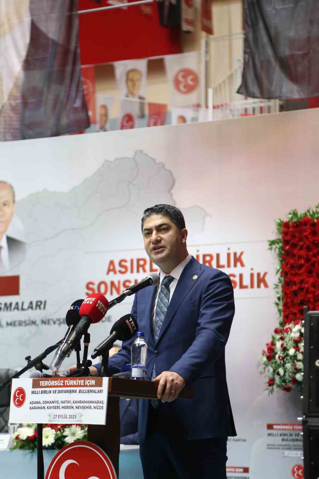 MHP’li Özdemir: "Terörsüz Türkiye hedefimizdir"