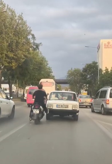 Tek ayağıyla inanılmaz kurtarış