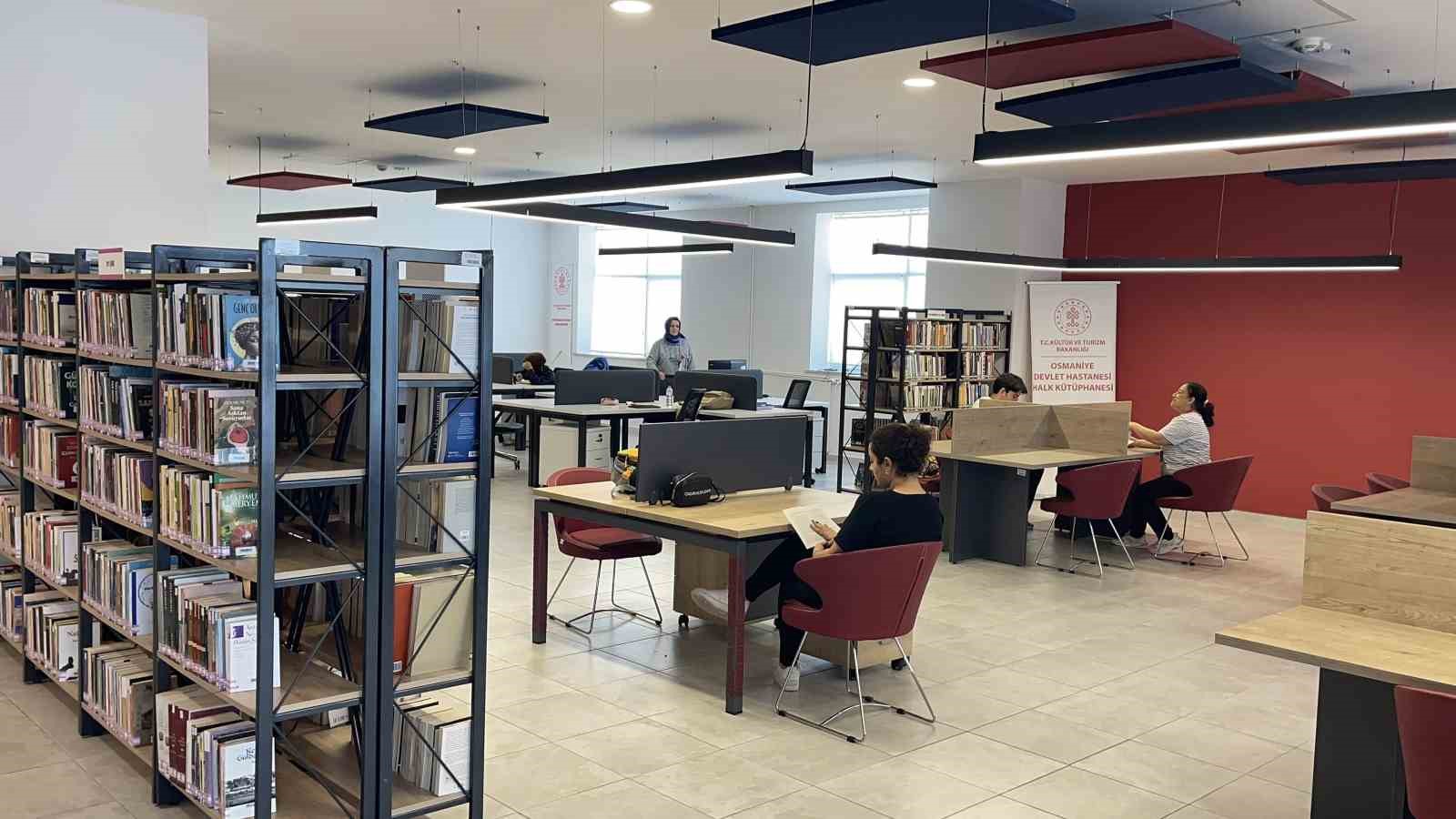 Osmaniye’de, Türkiye’nin ilk Devlet Hastanesi kütüphanesine hizmete açıldı
