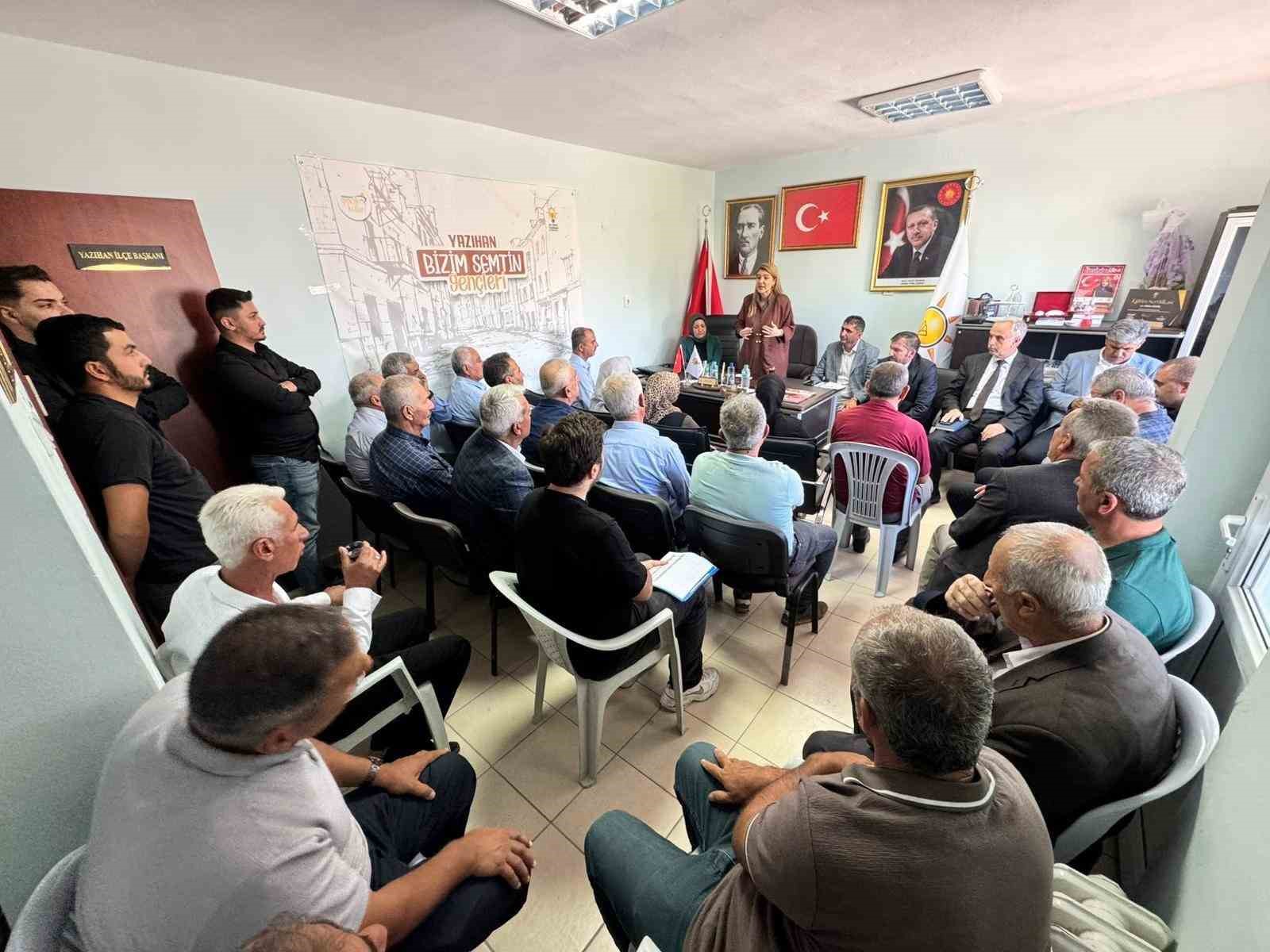 Yazıhan’da dayanışma mesajı