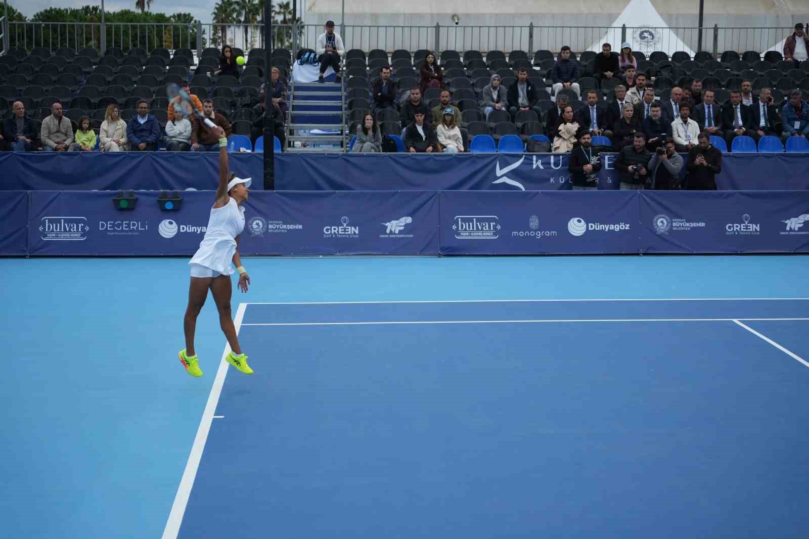 Samsun’da uluslarası tenis heyecanı: 26 ülkeden 55 kadın sporcu korta çıkıyor