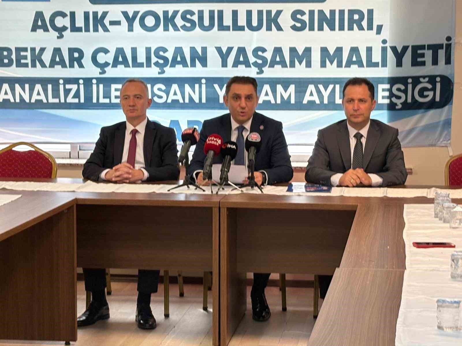 Devlet Memurları Konfederasyonuna bağlı TEÇSEN açlık sınırı araştırmasını açıkladı
