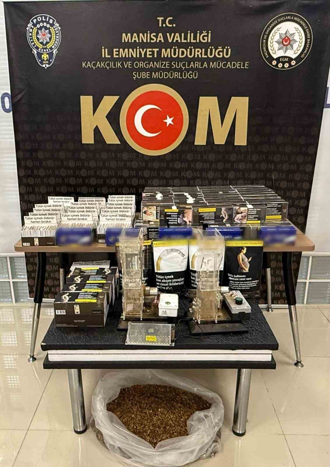 Manisa’da kaçakçılığa darbe: 55 gözaltı, 4 tutuklama