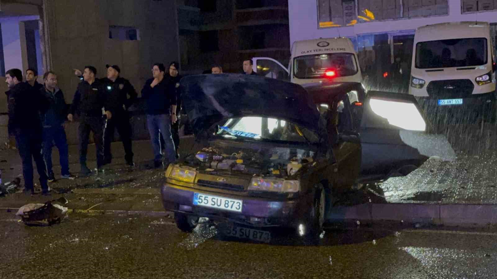 Samsun’da iki otomobil çarpıştı: 2 ölü, 2 yaralı