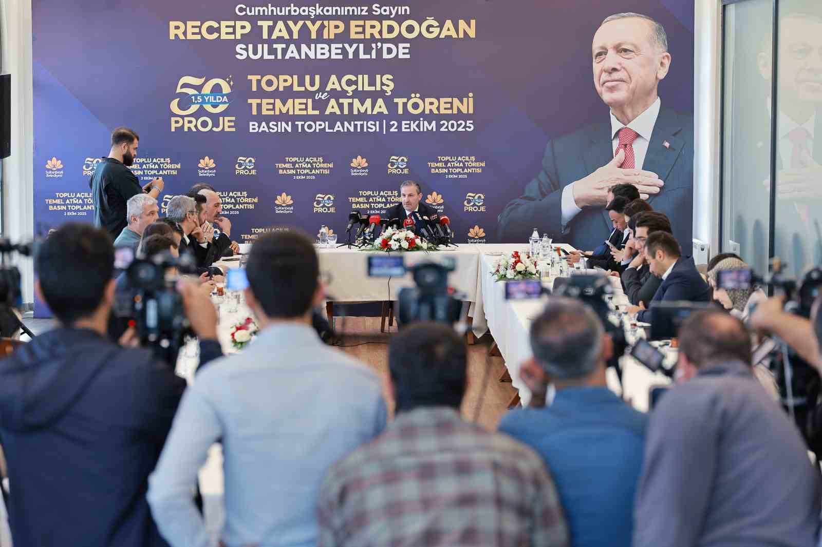 Cumhurbaşkanı Erdoğan, Sultanbeyli’de 50 projenin açılışını gerçekleştirecek