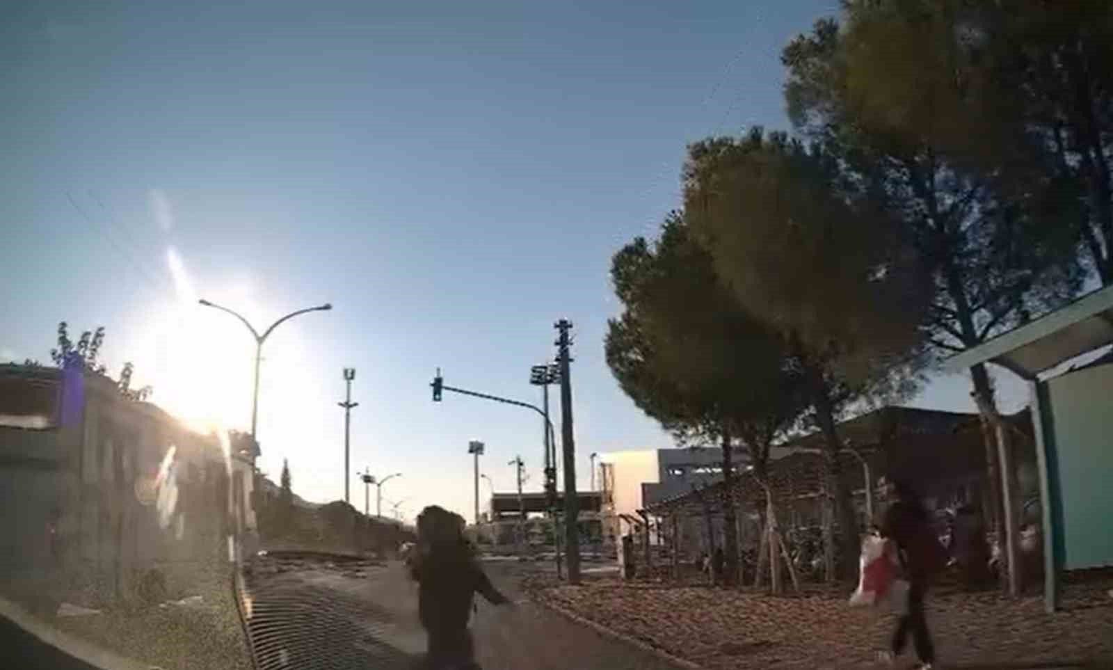 Servisten inerken ölümle burun buruna geldi