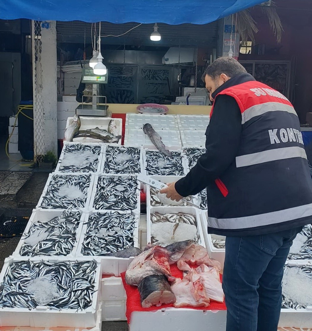 Balık tezgahları denetlendi
