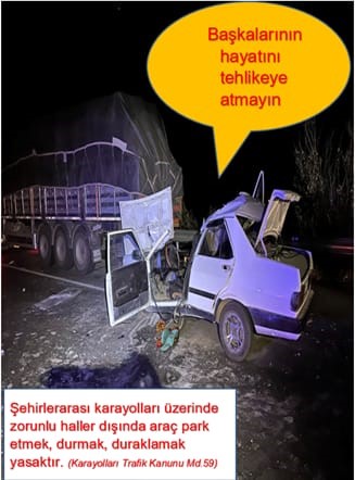 Emniyet şeridini kontrolsüz şekilde kullananlara uyarı