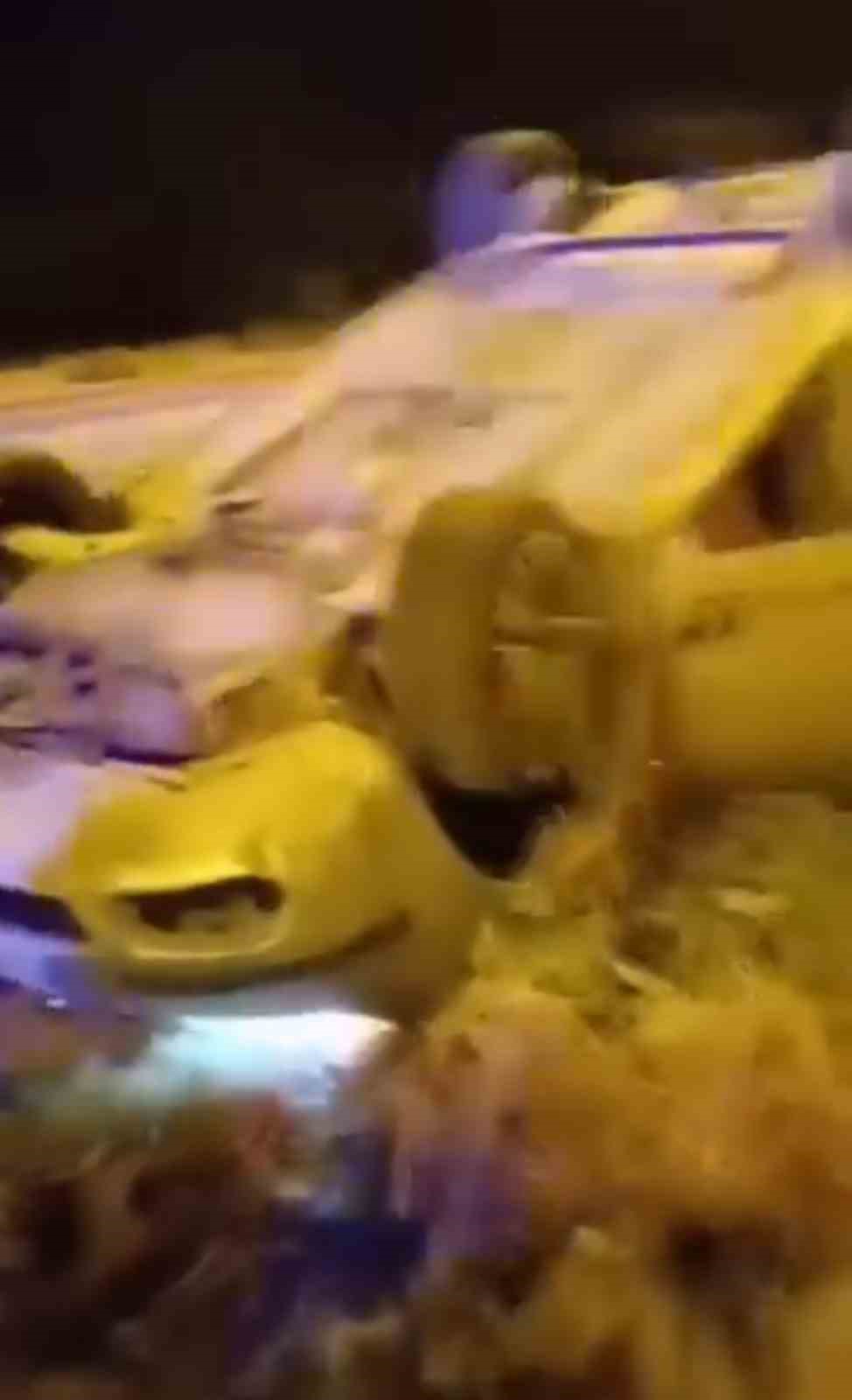 Iğdır-Tuzluca yolunda kaza: Otomobil ters döndü, 1 kişi yaralandı