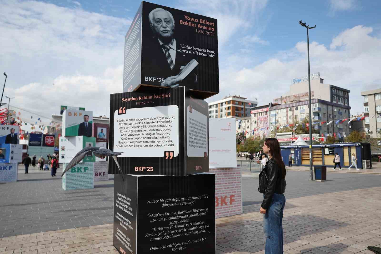 Bağcılar Kitap Fuarı’nda Yavuz Bülent Bakiler’in adı yaşatılıyor