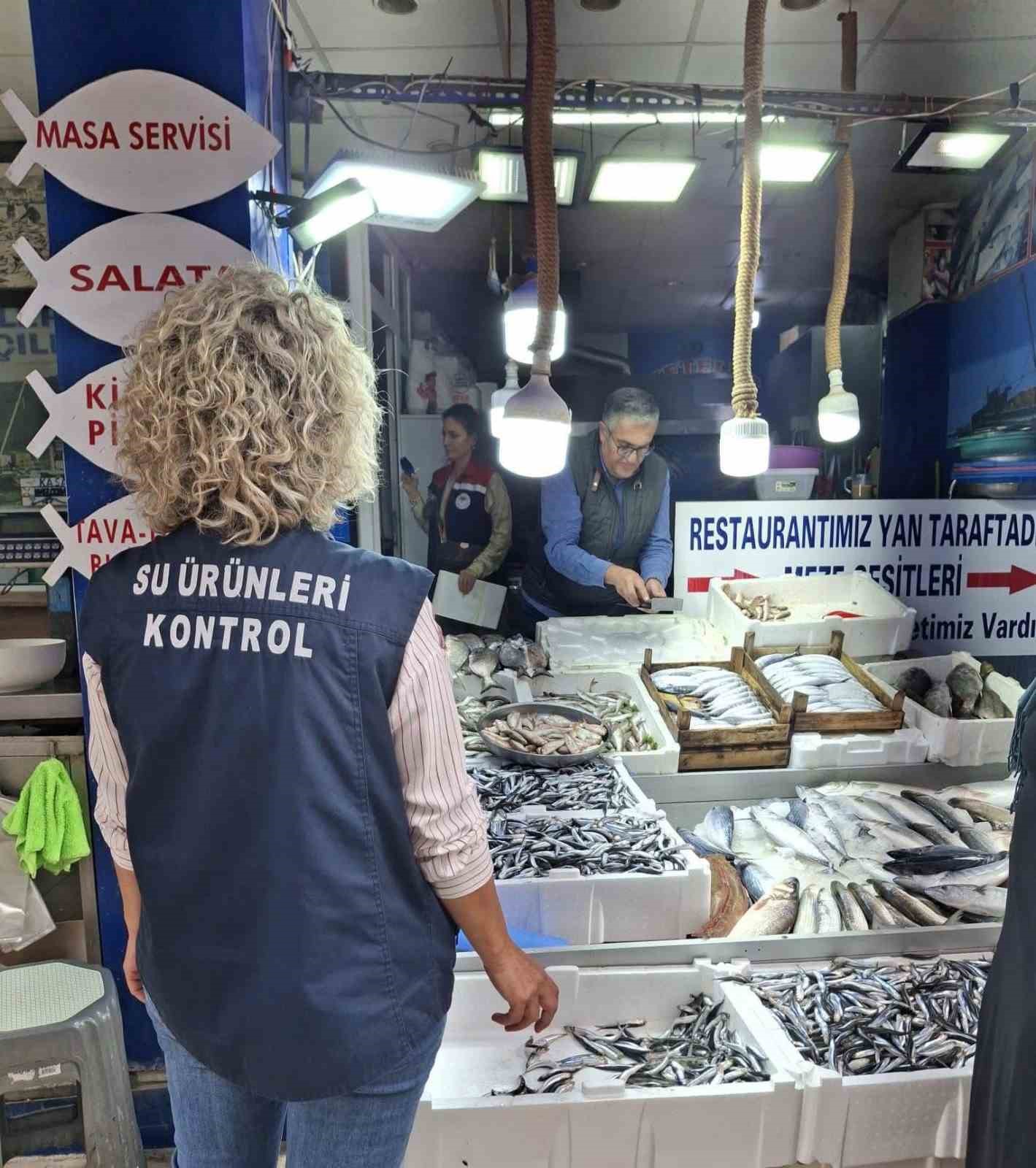 Sinop’ta su ürünleri denetimleri
