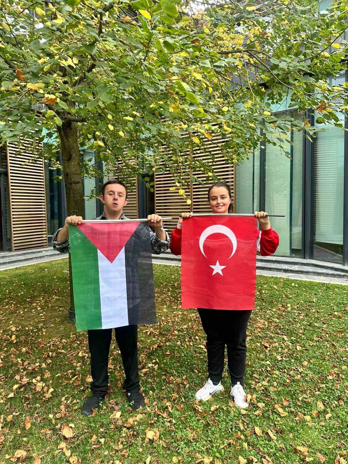 Engelsiz Hobi Atölyeleri’nden Filistin’e "Sumud" desteği