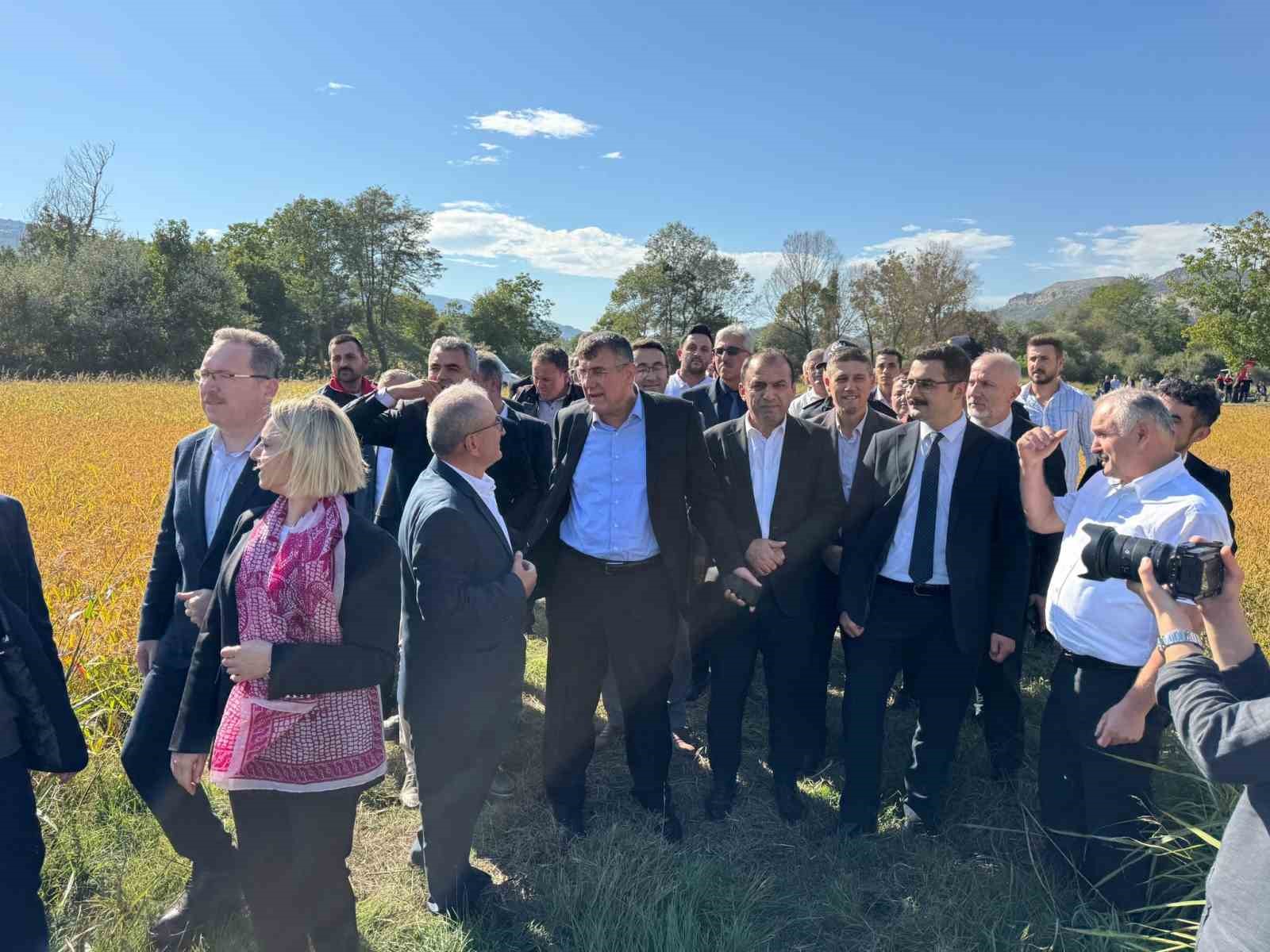 TAKE projesi kapsamında ekilen &ccedil;eltiğin hasadına başlandı
