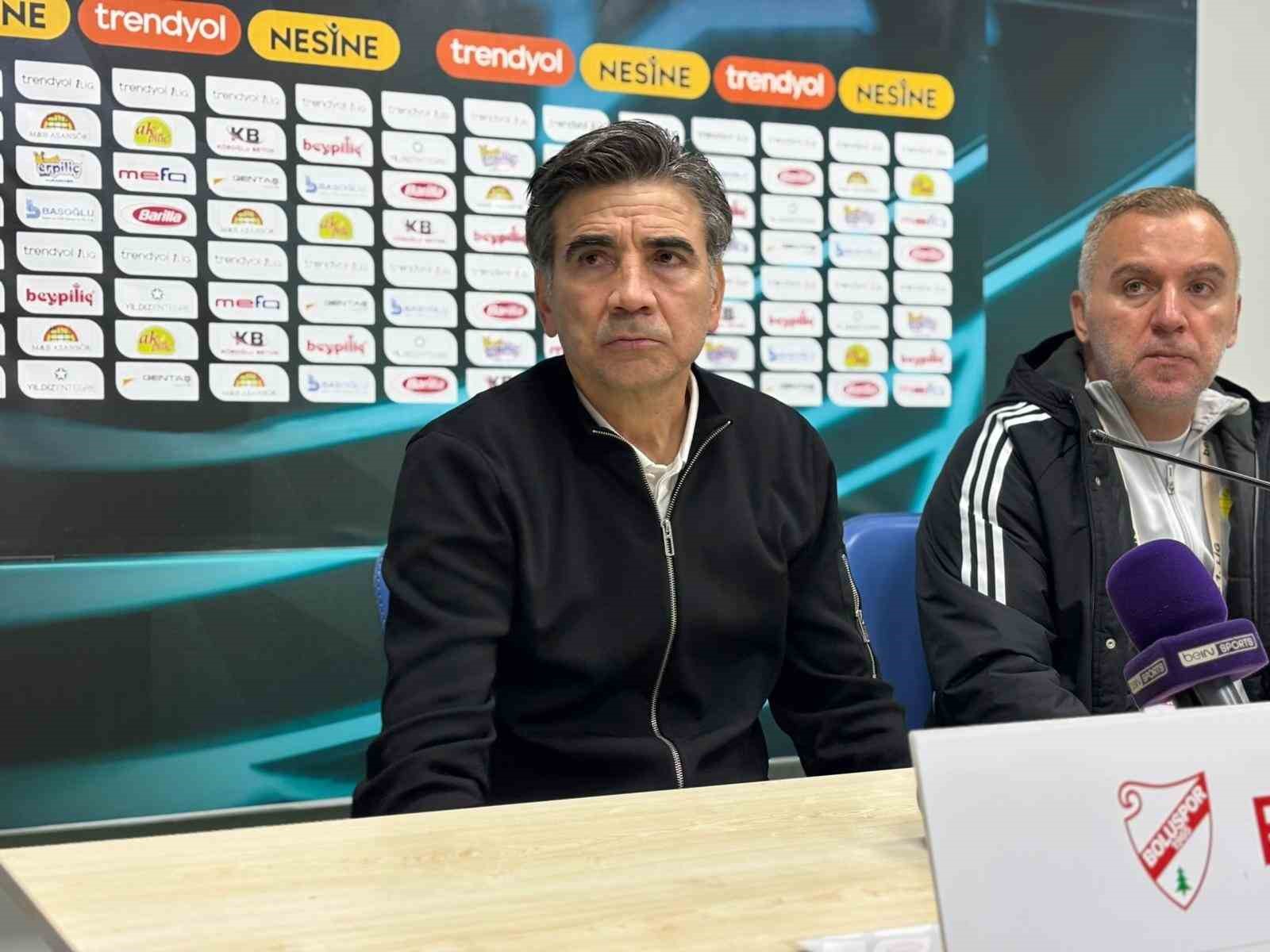 Boluspor - Esenler Erokspor ma&ccedil;ının ardından
