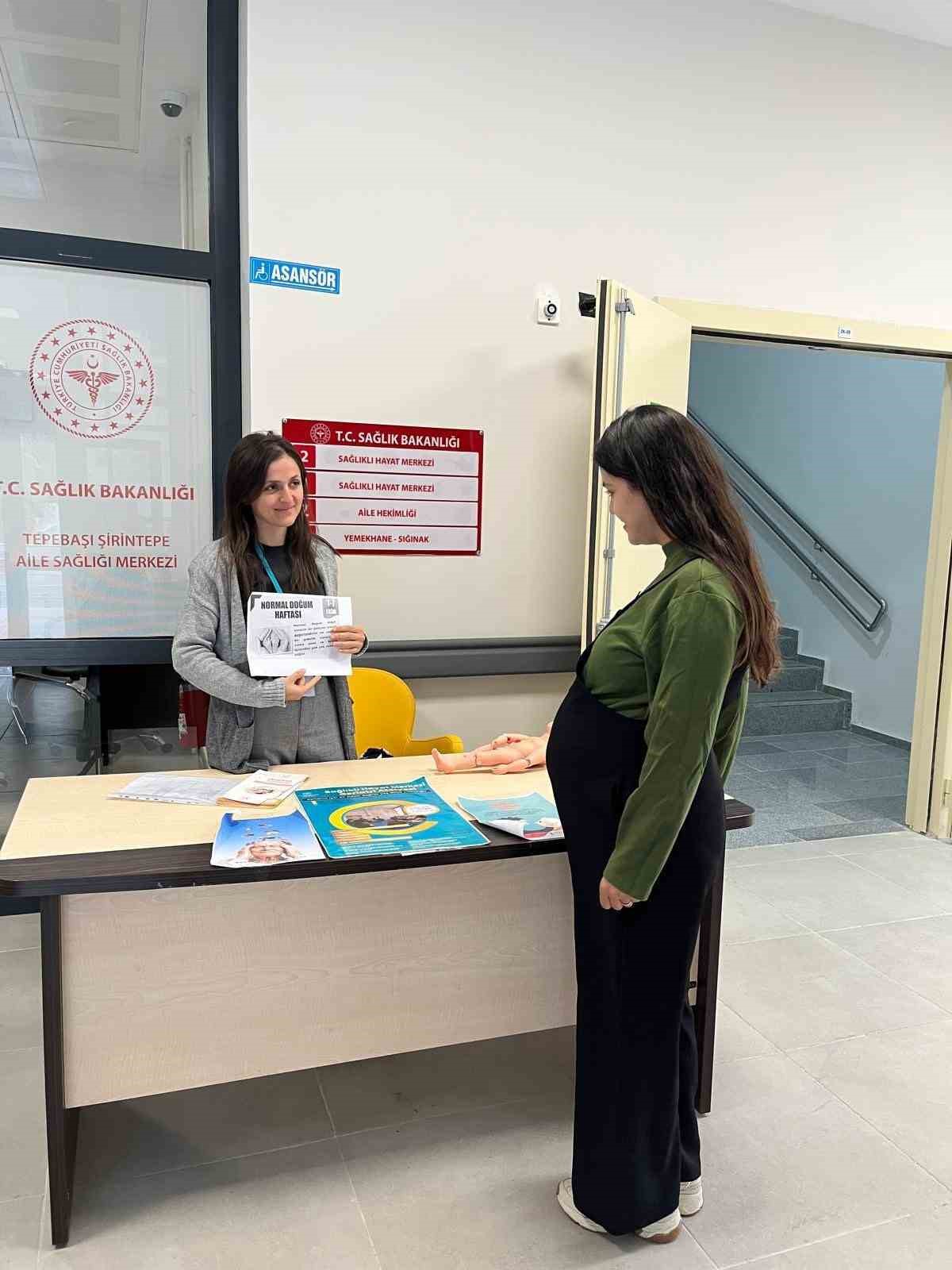 ’Normal Doğum Haftası’ kapsamında farkındalık etkinlikleri düzenlendi
