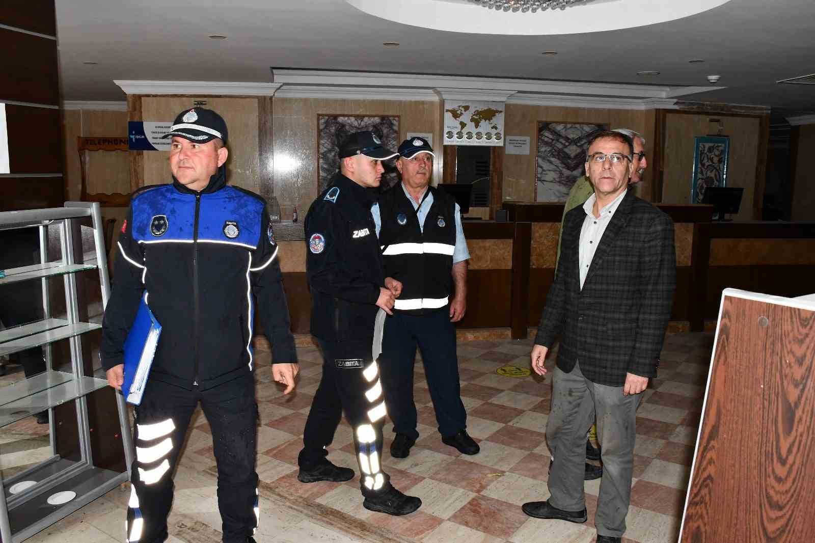 1 yıldır kapalı olan Emet Termal Otel tahliye edildi