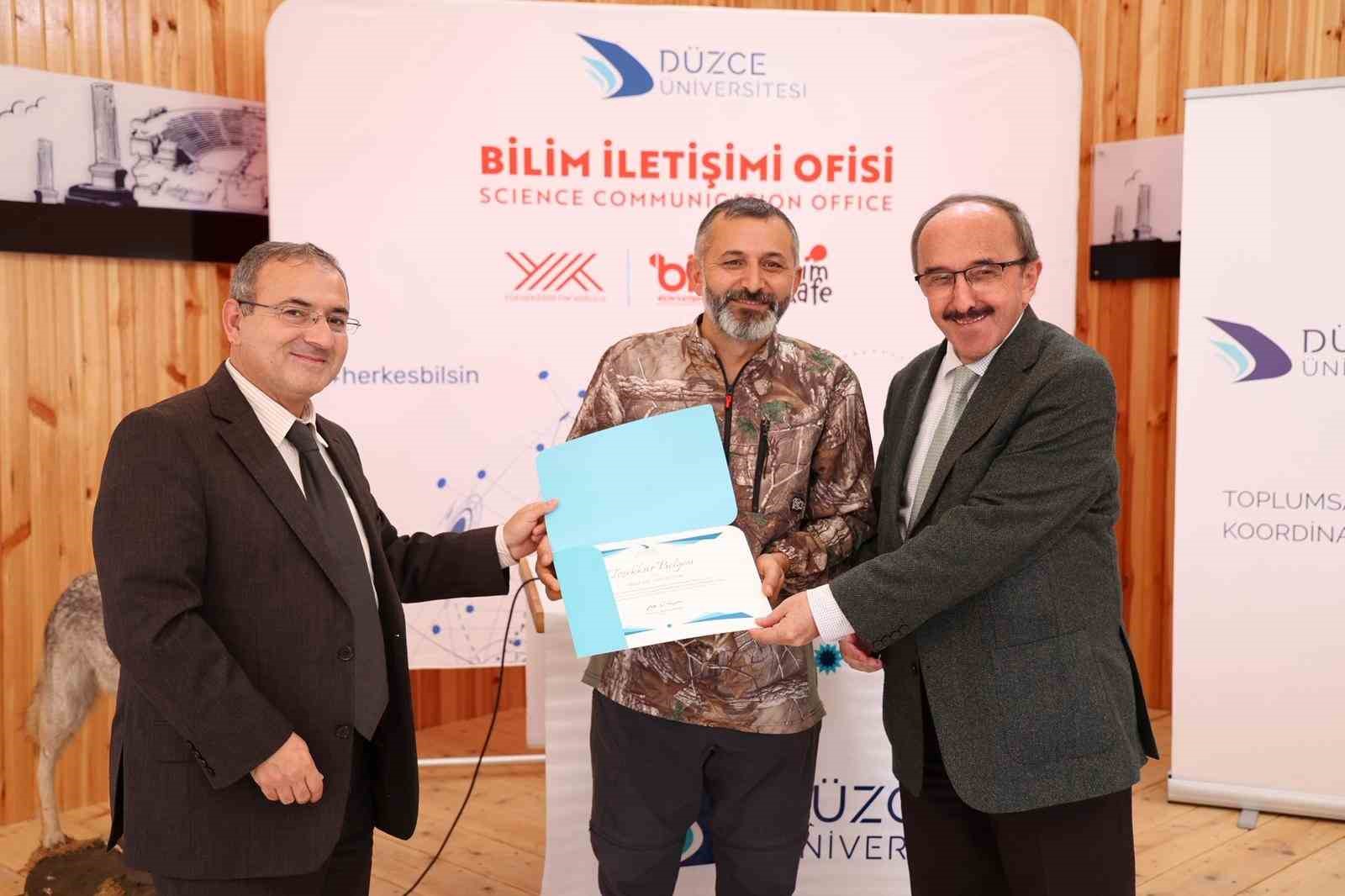 Bilim Kafe etkinliğinde yaban hayatı konuşuldu
