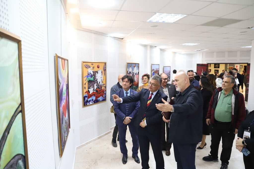 DP&Uuml;&rsquo;de Ahmet Yakupoğlu anısına uluslararası sanat ve tasarım &ccedil;alıştayı sergisi
