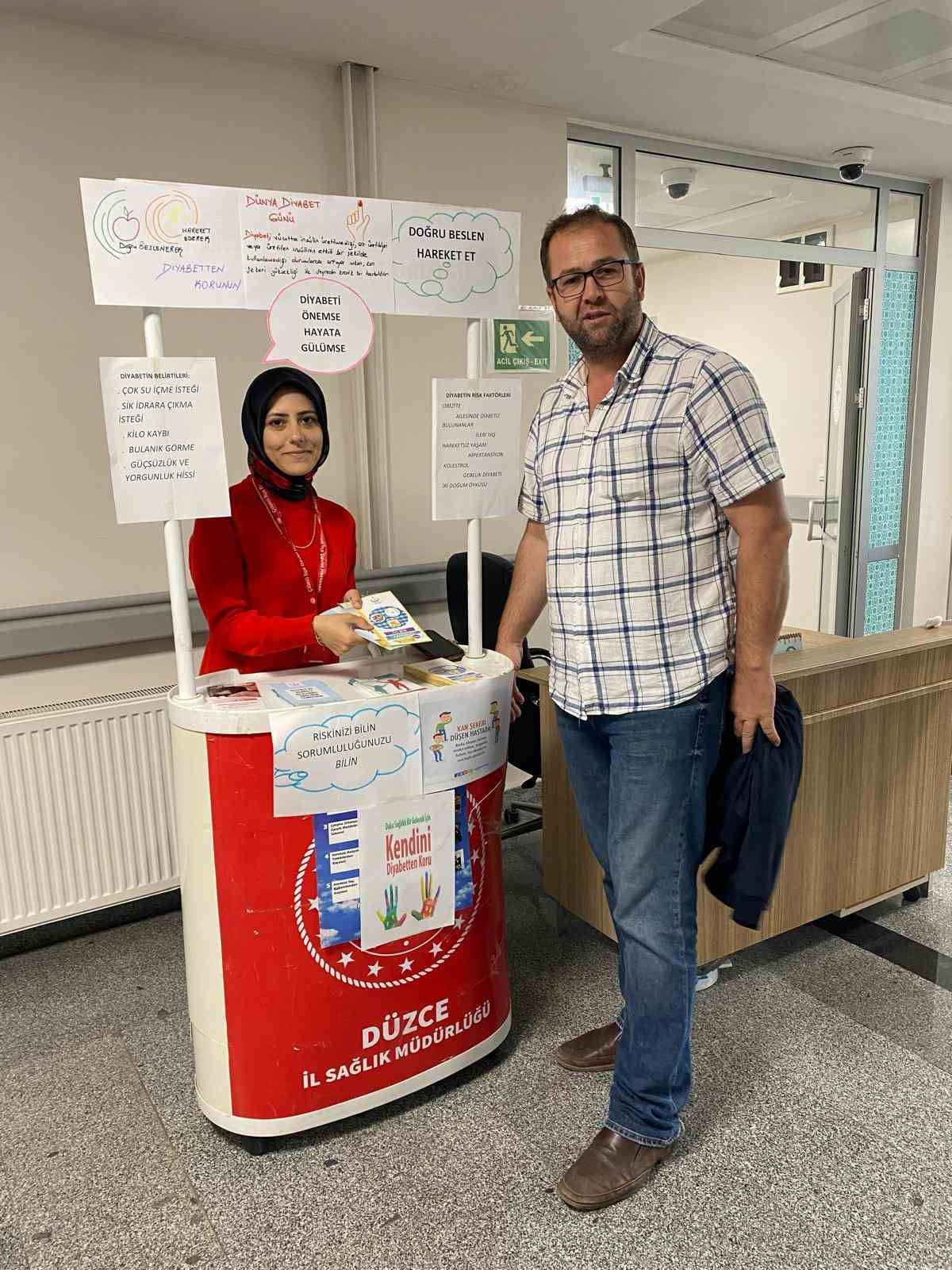 Sağlıklı ve dengeli bir yaşam standı açıldı
