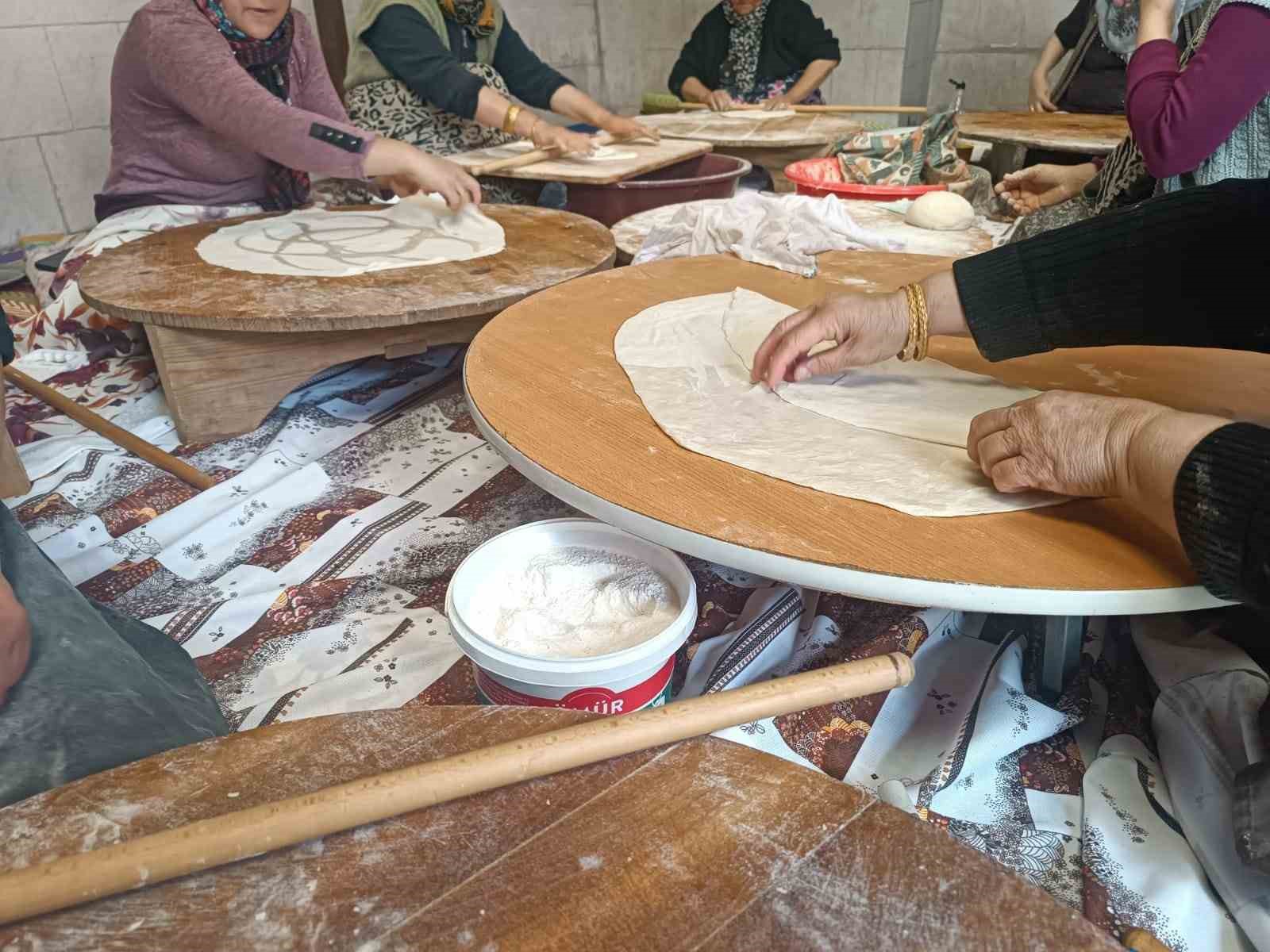 Hisarcık’ta kadınlar Gazze için seferber oldu