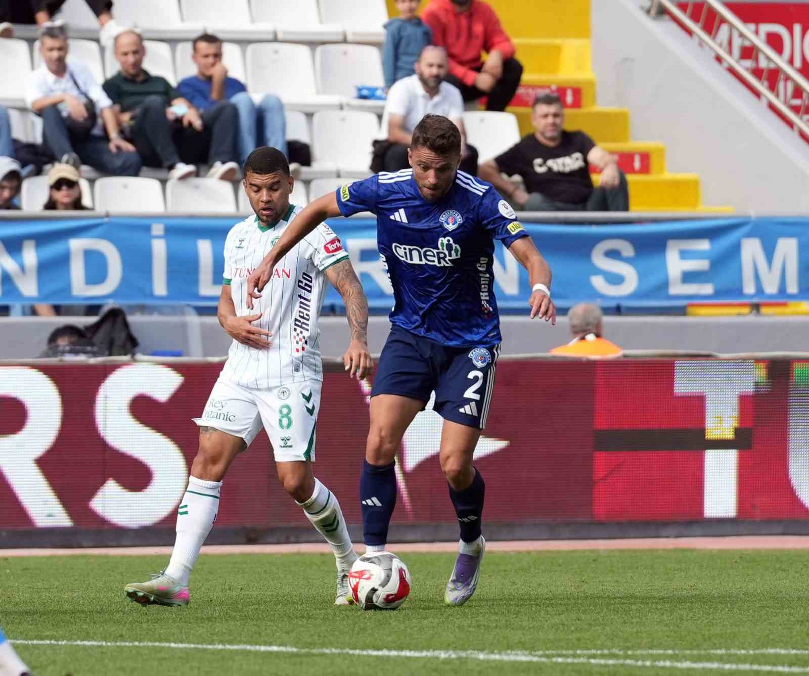 Trendyol Süper Lig: Kasımpaşa: 1 - Konyaspor: 1 (Maç sonucu)