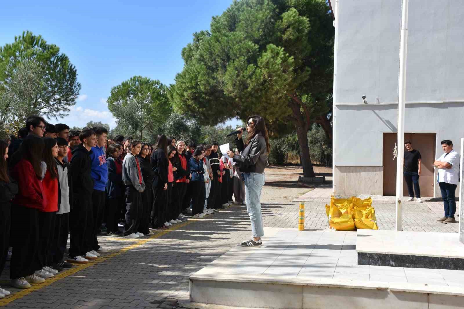 Germencik’te lise öğrencilerinden anlamlı bağış