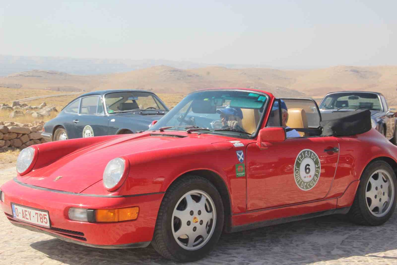 Belçika’dan yola çıkan klasik araçlar, tarihin sıfır noktası Gökbekitepe’de