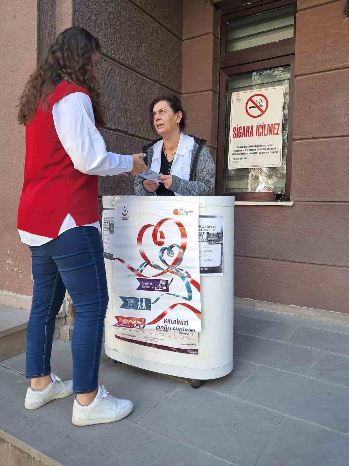 Beypazarı’nda 29 Eylül Dünya Kalp Günü standı açıldı