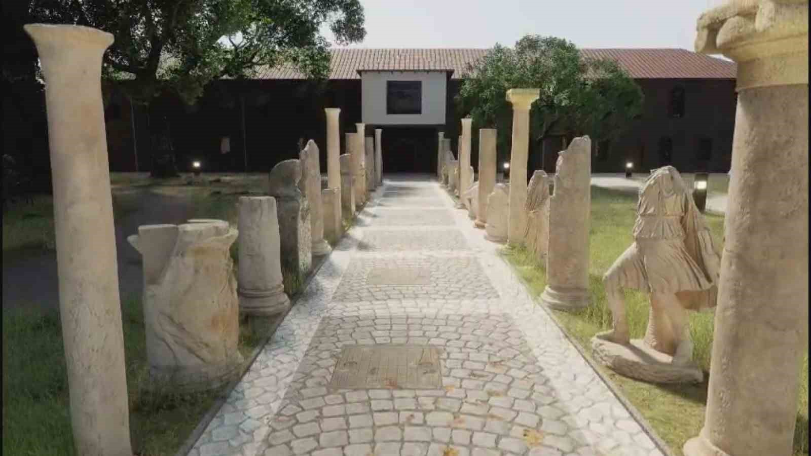 Roma döneminden esinlenildi: Diyarbakır Müzesinde ’Sütunlu Yol’ dönemi başlıyor
