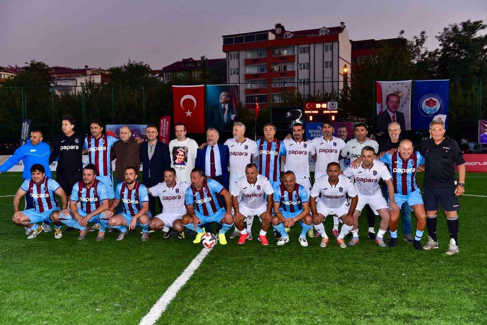 Trabzonspor&rsquo;un efsaneleri Emir Yuşa i&ccedil;in sahaya &ccedil;ıktı
