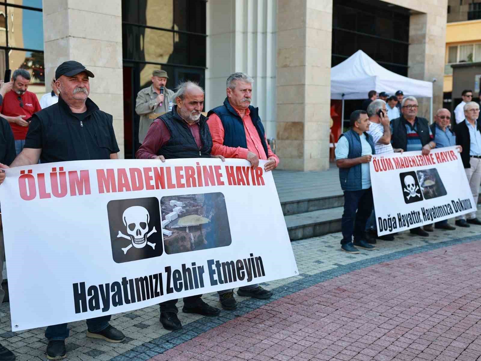 Giresun’da vahşi madenciliğe tepki