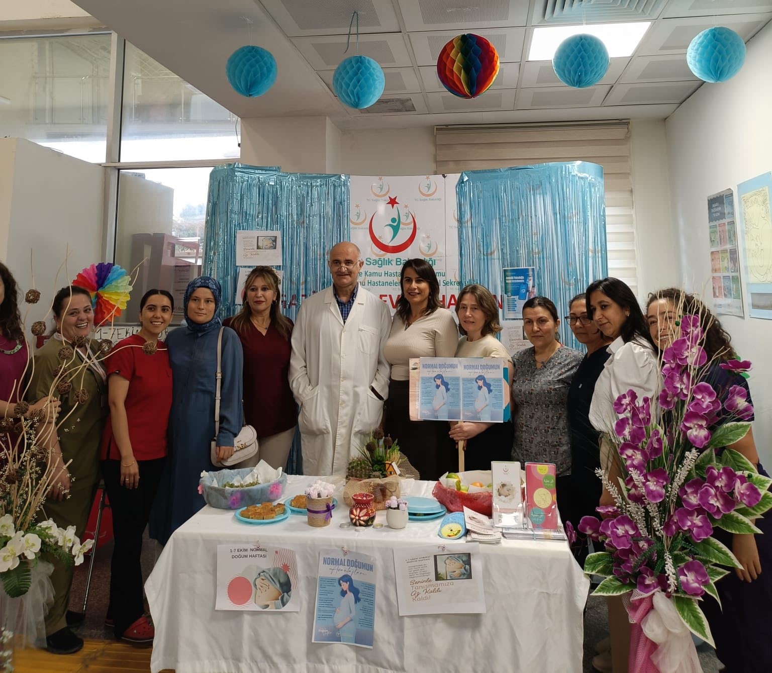 Gazipaşa Devlet Hastanesi’nden normal doğuma teşvik etkinliği
