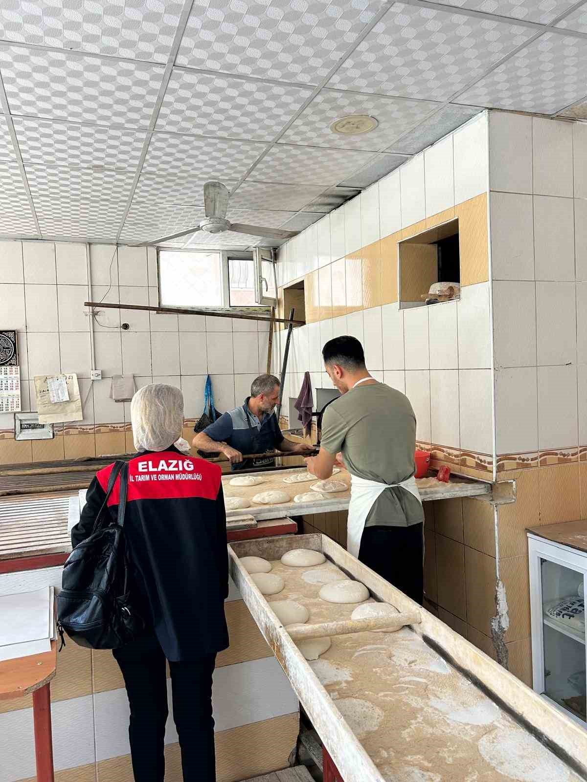 Elazığ’da fırın denetimleri