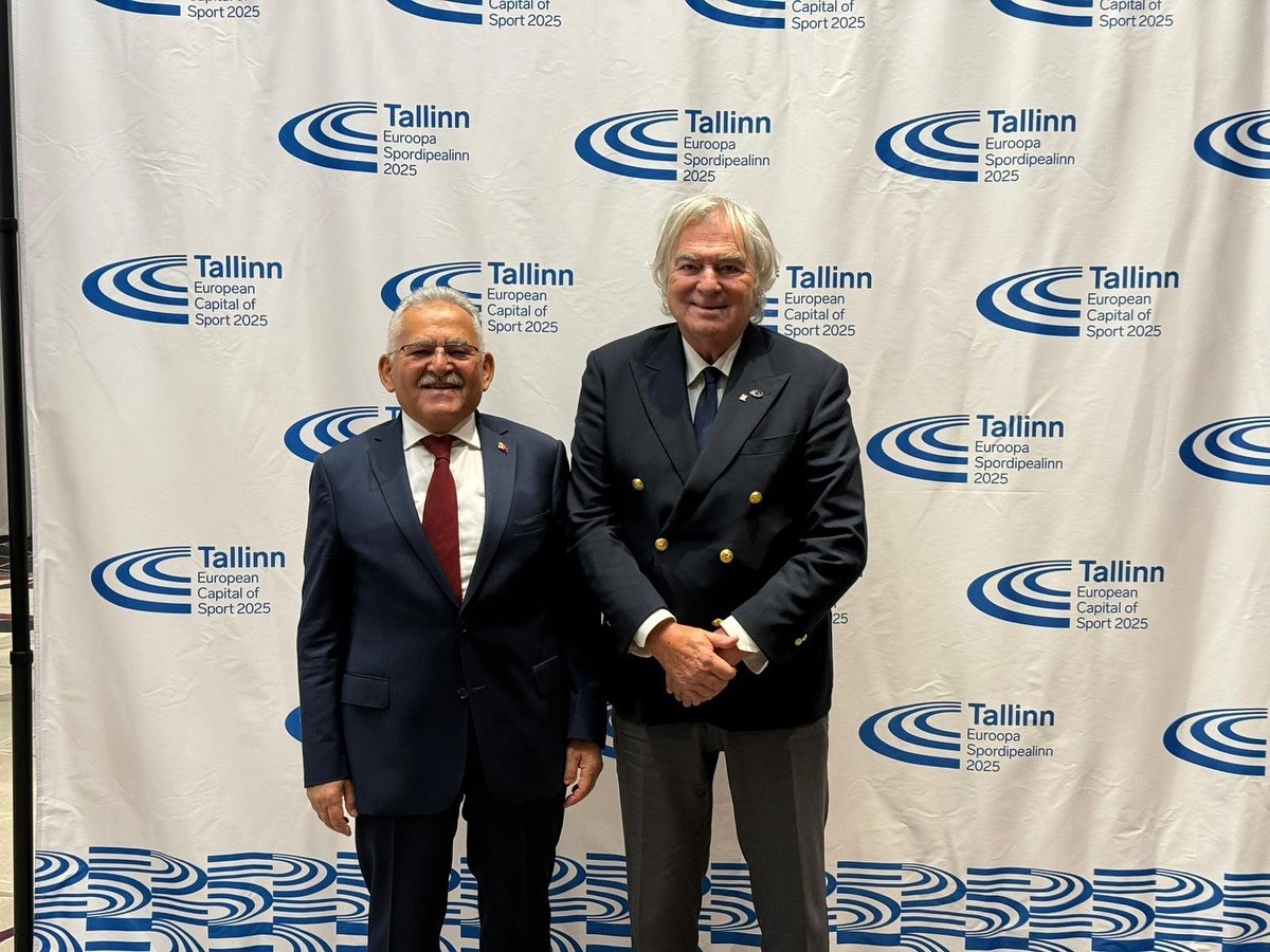 Başkan Büyükkılıç, ’Dünya Spor Başkenti’ için Estonya’da: resmi başvuru yapıldı