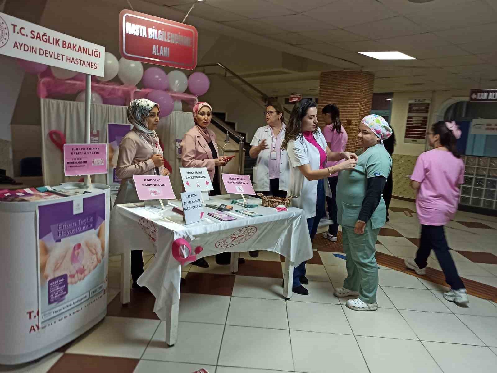 Aydın’da meme kanserine dikkat çekildi
