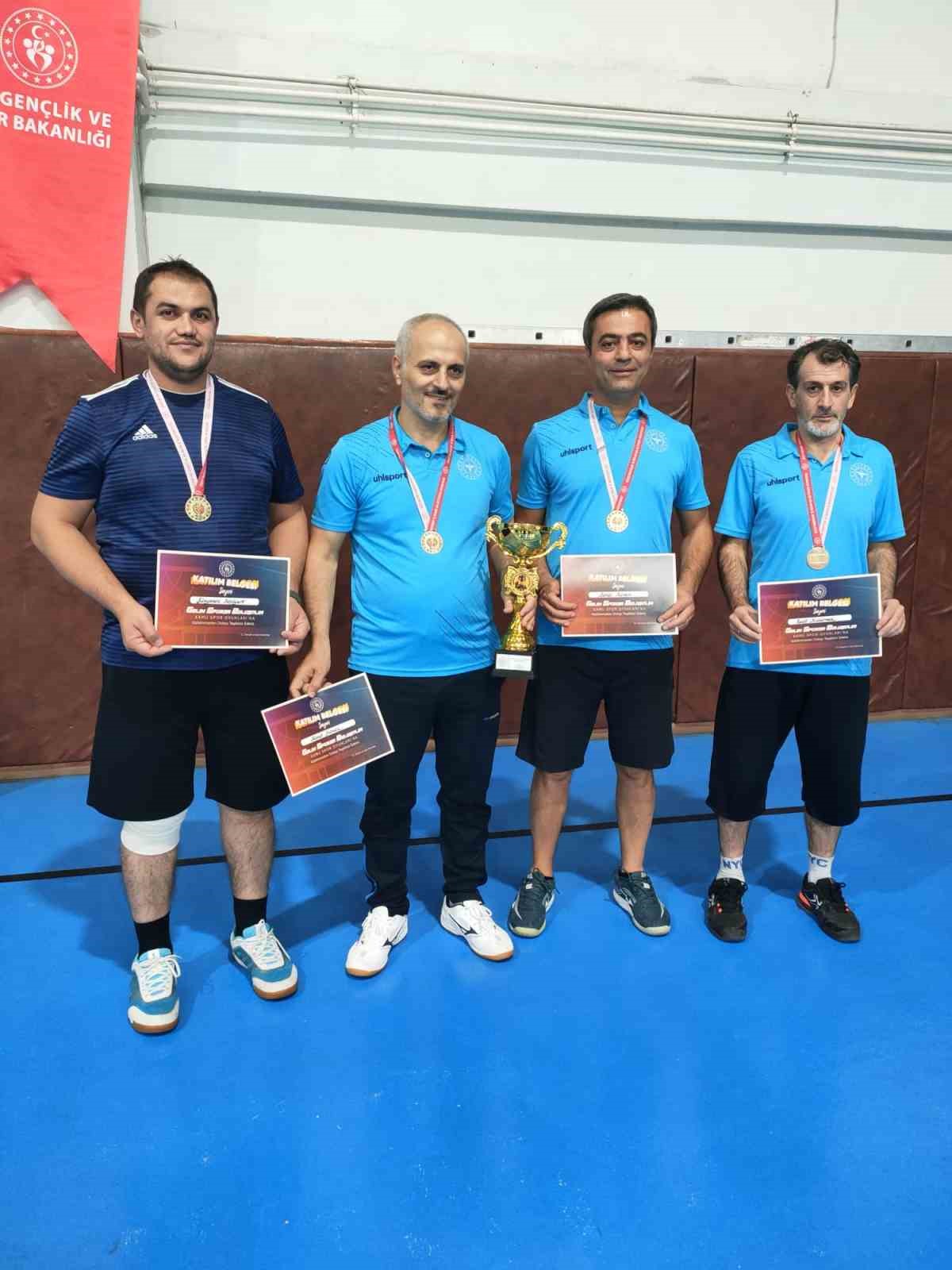 Erzurum İl Sağlık M&uuml;d&uuml;rl&uuml;ğ&uuml; Kamu Spor Oyunları&rsquo;nda şampiyon oldu
