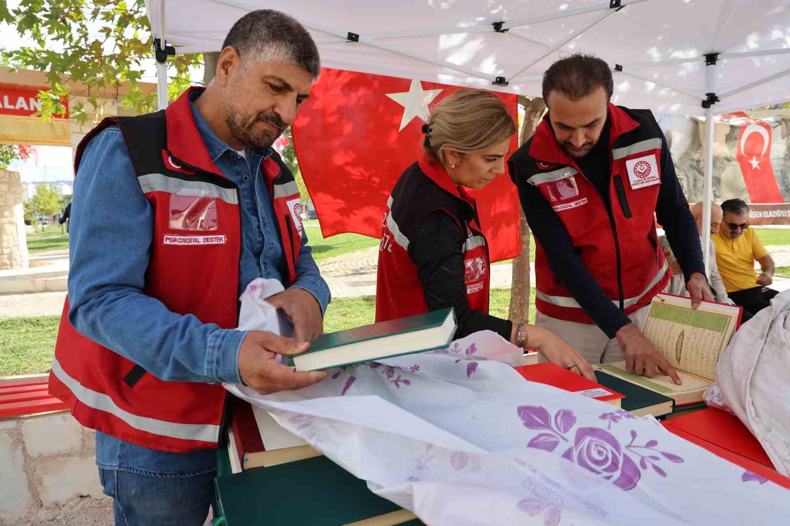 Şehit oğlunun adına 3 bin 700 Kur’an-ı Kerim ve hayrat çeşmesi