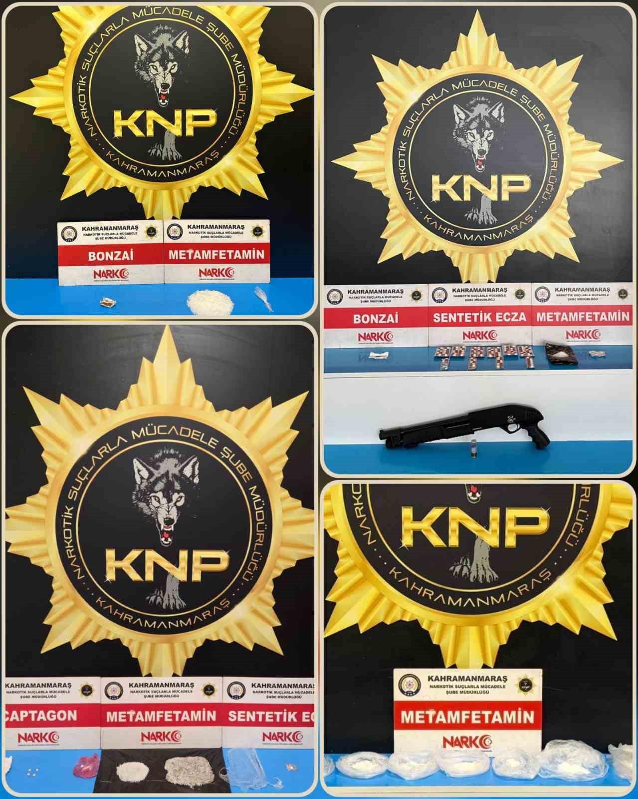 Kahramanmaraş’ta uyuşturucu operasyonu: 15 kişi tutuklandı