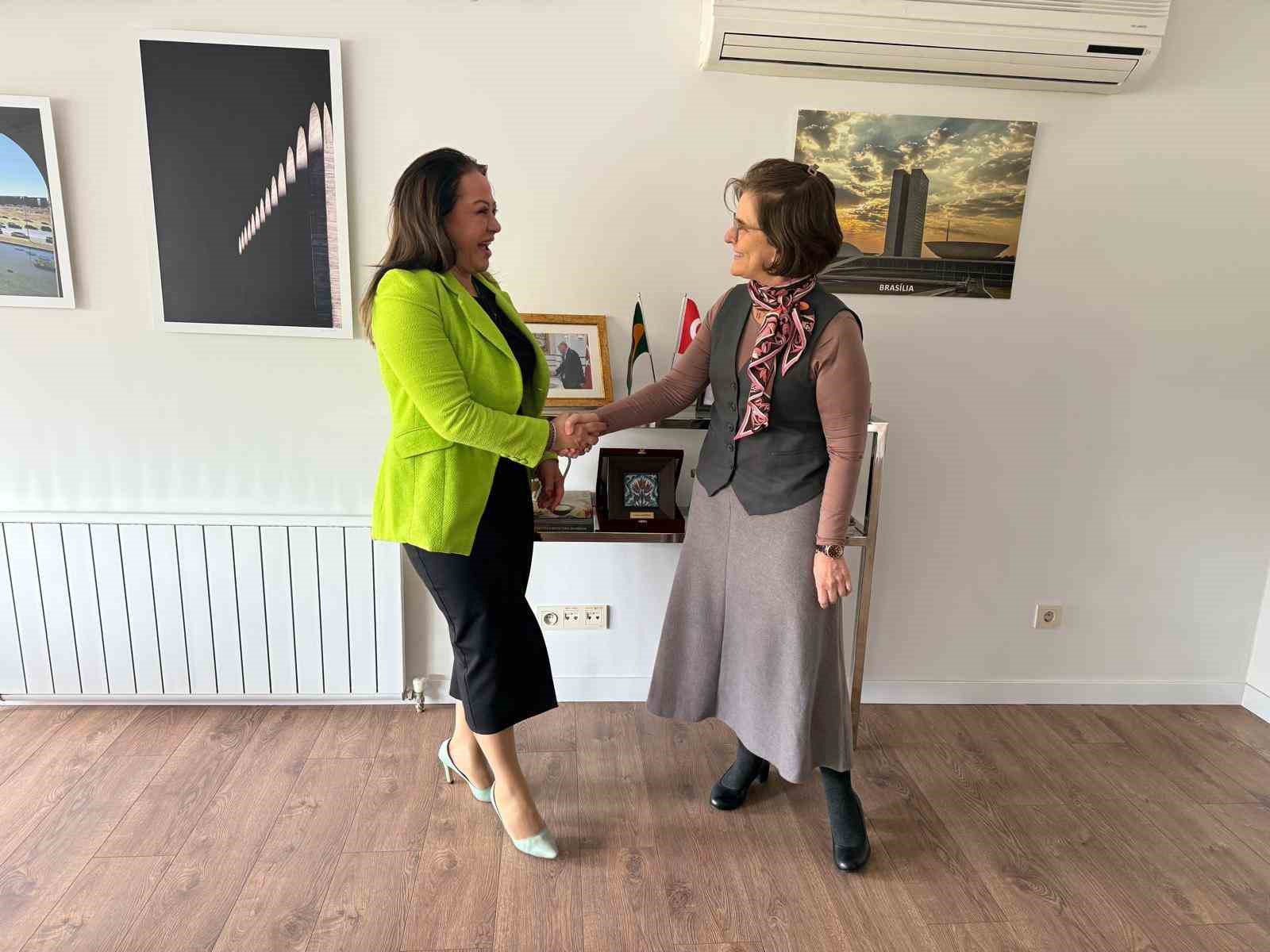 SATKOF’tan Brezilya Büyükelçiliği ile sağlık diplomasisinde sürdürülebilir iş birliği adımları
