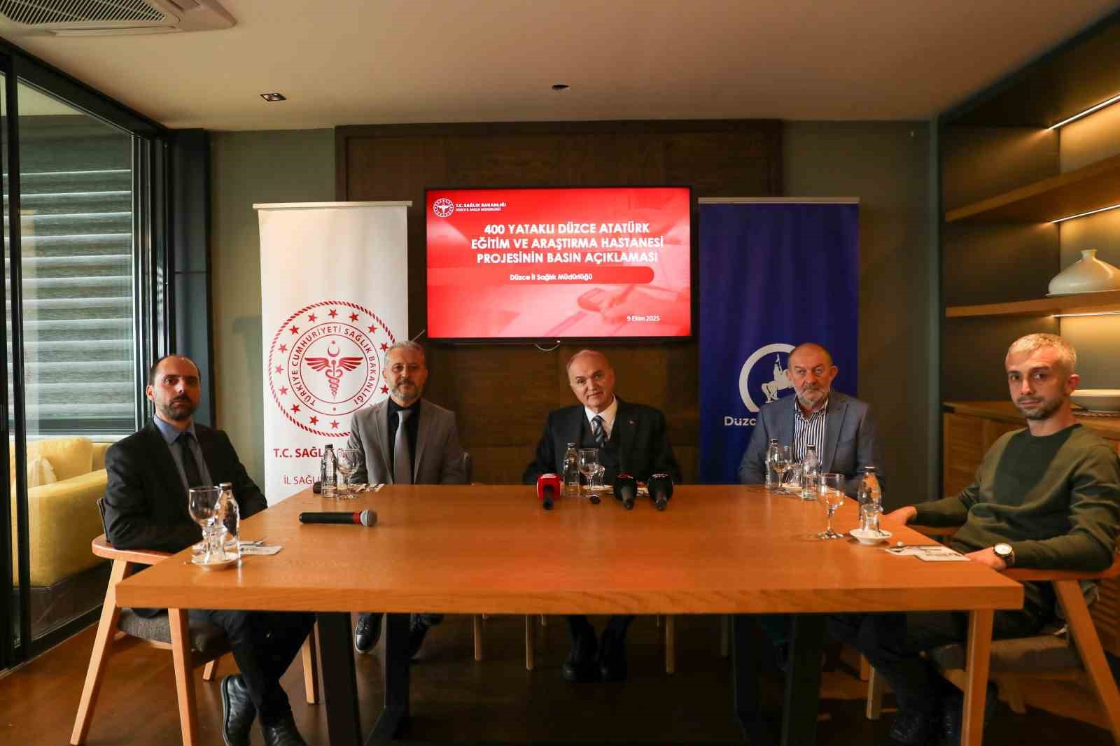 Düzce’de 400 yataklı hastane 360 günde inşa edilecek
