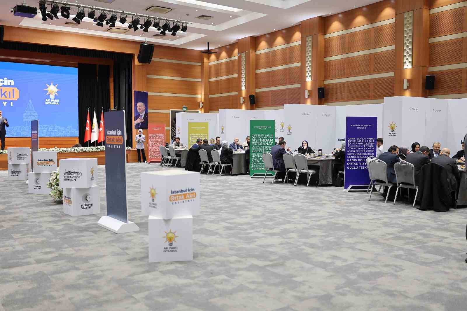 AK Parti İstanbul İl Başkanlığında "İstanbul İçin Ortak Akıl Çalıştayı" düzenlendi